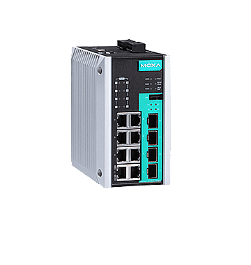 EDS-G512E-8PoE Series
12G full Gigabit PoE+ switches